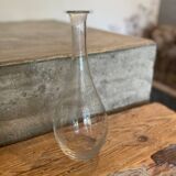 Antique crystal carafe - chiseled grape