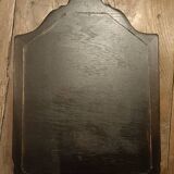 Miroir chantourné ancien, bois et bronze