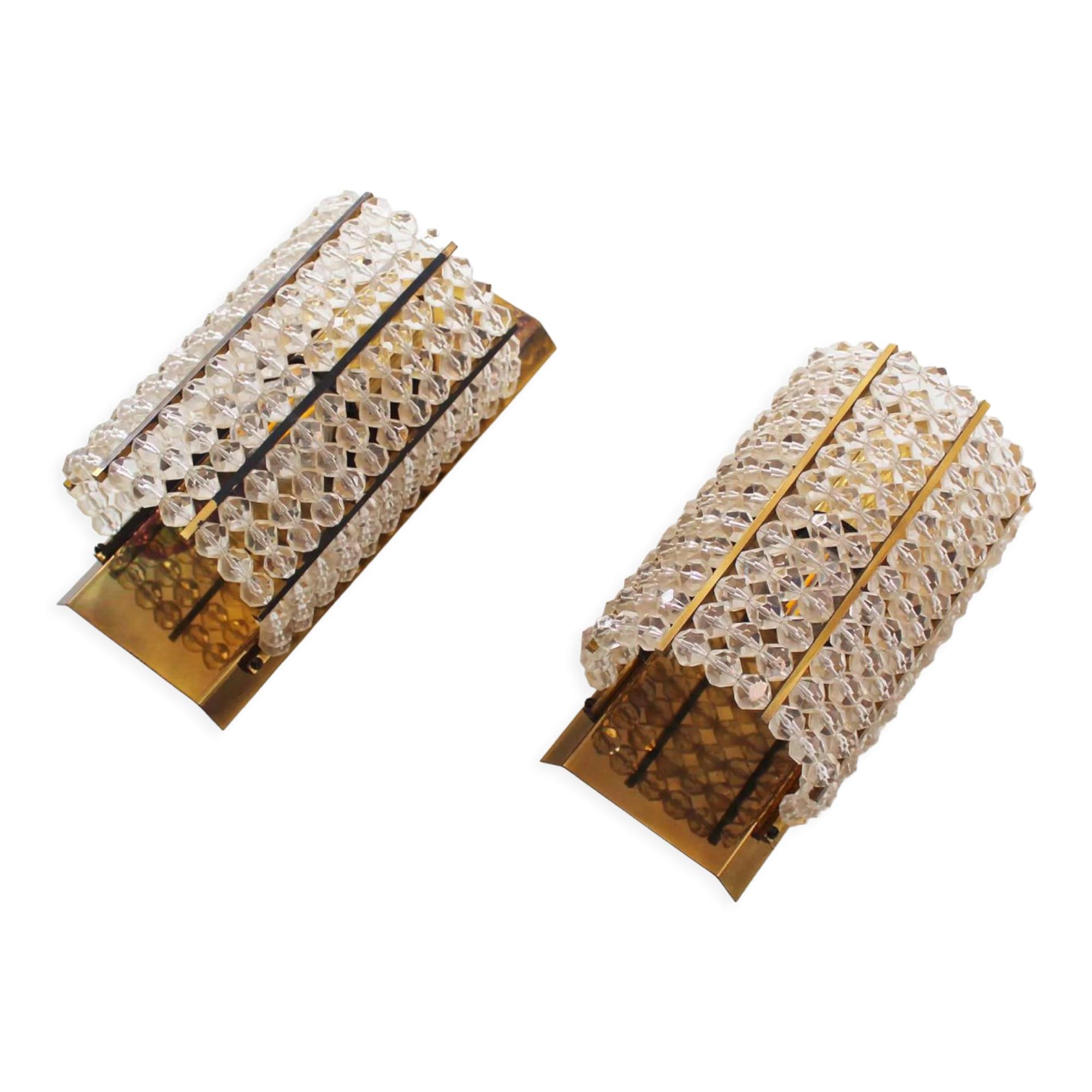 Austrian set of wall lamps by Emil Stejnar for Rupert Nikoll