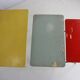 Set of fifties dutch design colorful nestingtables