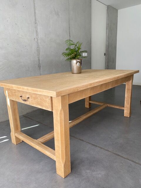 Sanded farm table extensions 260 cm