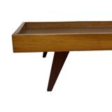 Vintage daybed minimalist design in Teak and Oak 1960s