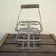 Porte-bouteilles ancien 4 compartiments
