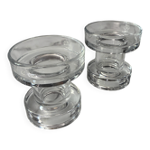 Bougeoirs verre design