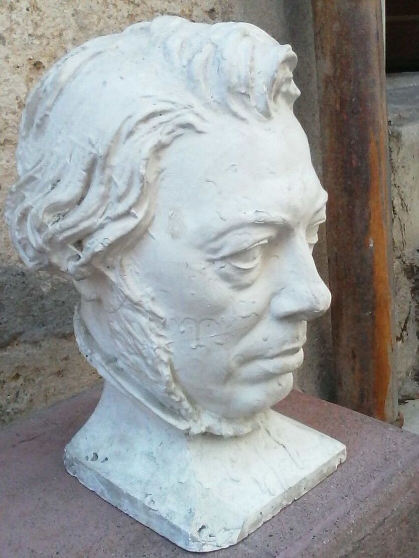Vintage plaster head