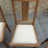 4 art deco style chairs