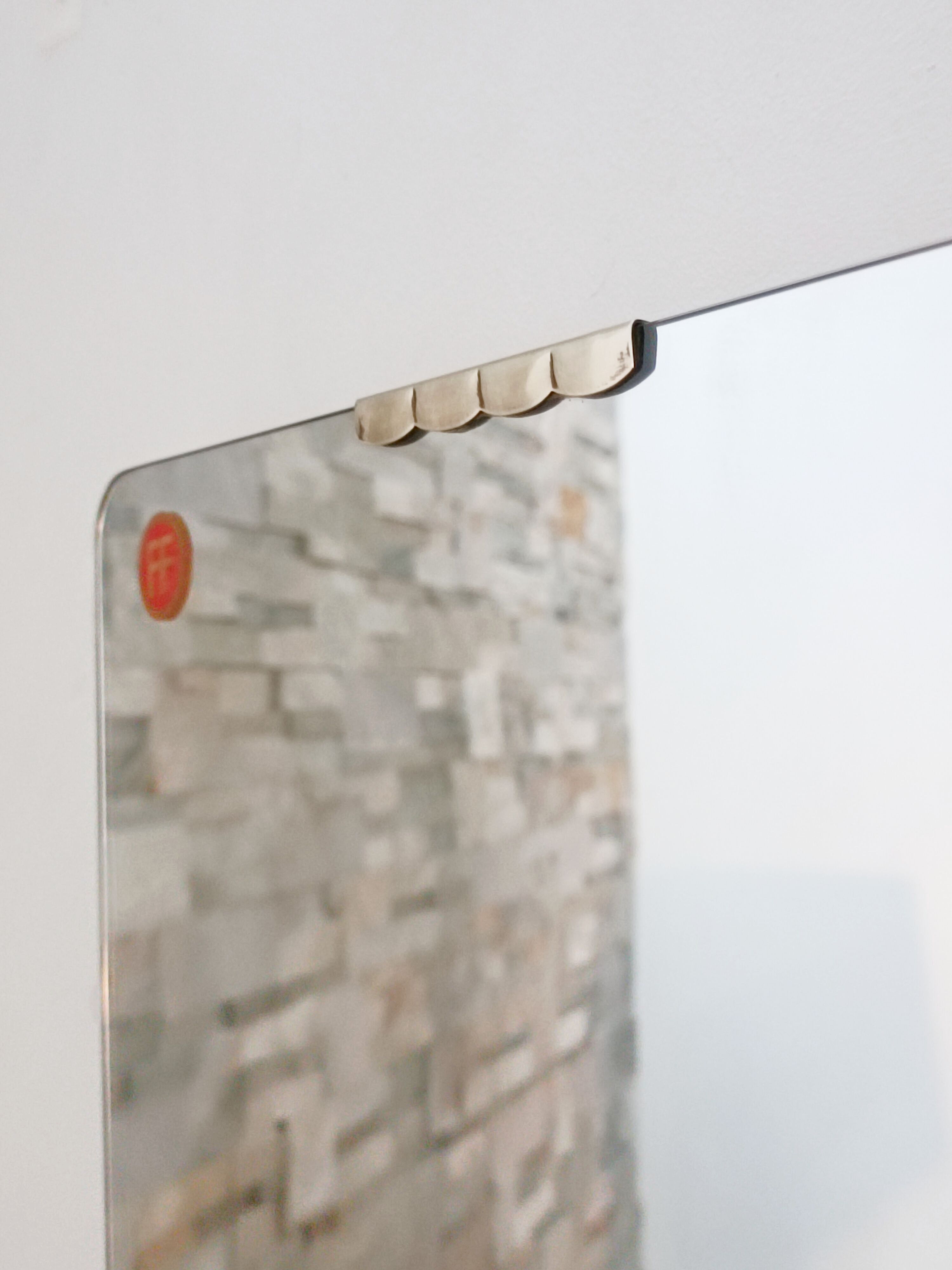 Trapezoidal mirror by Fratelli Fanzago 1960s