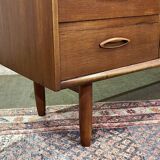 Buffet bar en teck anglais des années 70