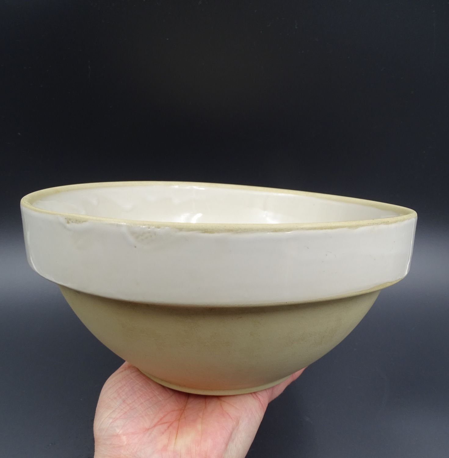 Culinary sandstone bowl or bowl - Digoin circa 1950
