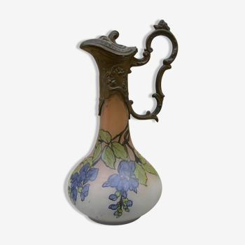 Antique decanter, hand painted