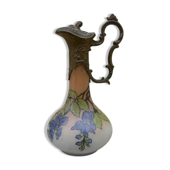 Antique decanter, hand painted
