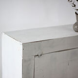 Patinated wooden cabinet