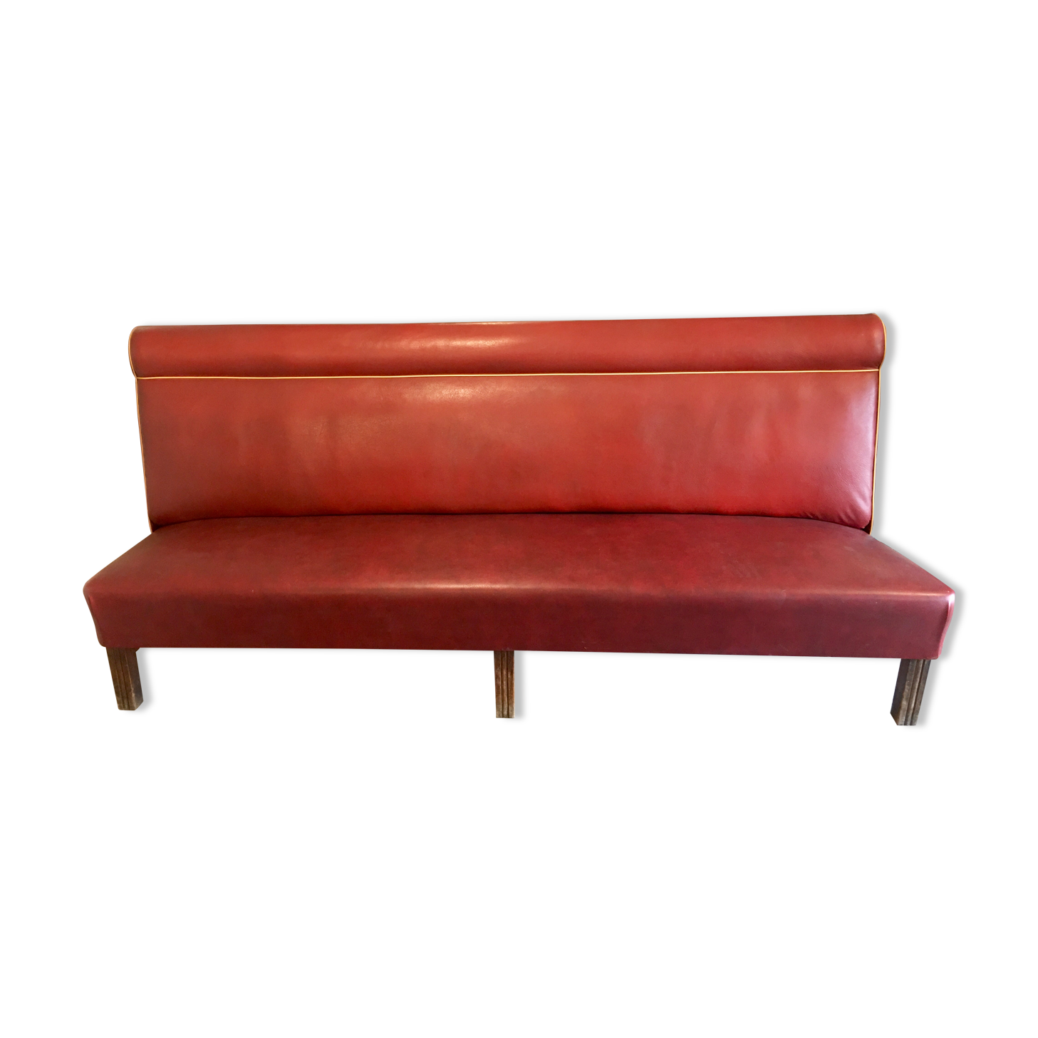 Parisian brasserie bench