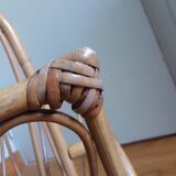 Wicker magazine rack