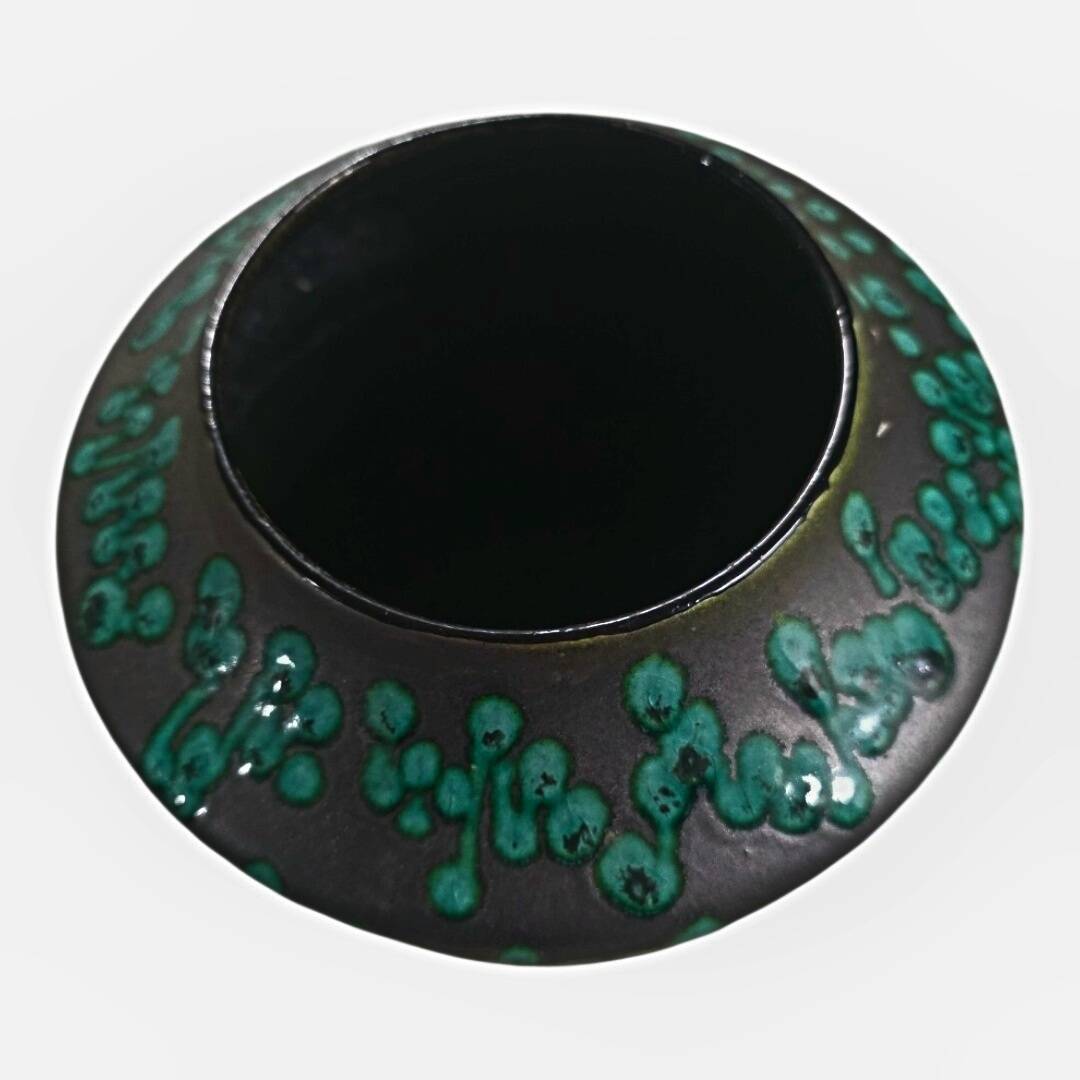 Vase West Germany "Fat Lava" – Décor Émaillé - Circa 1970