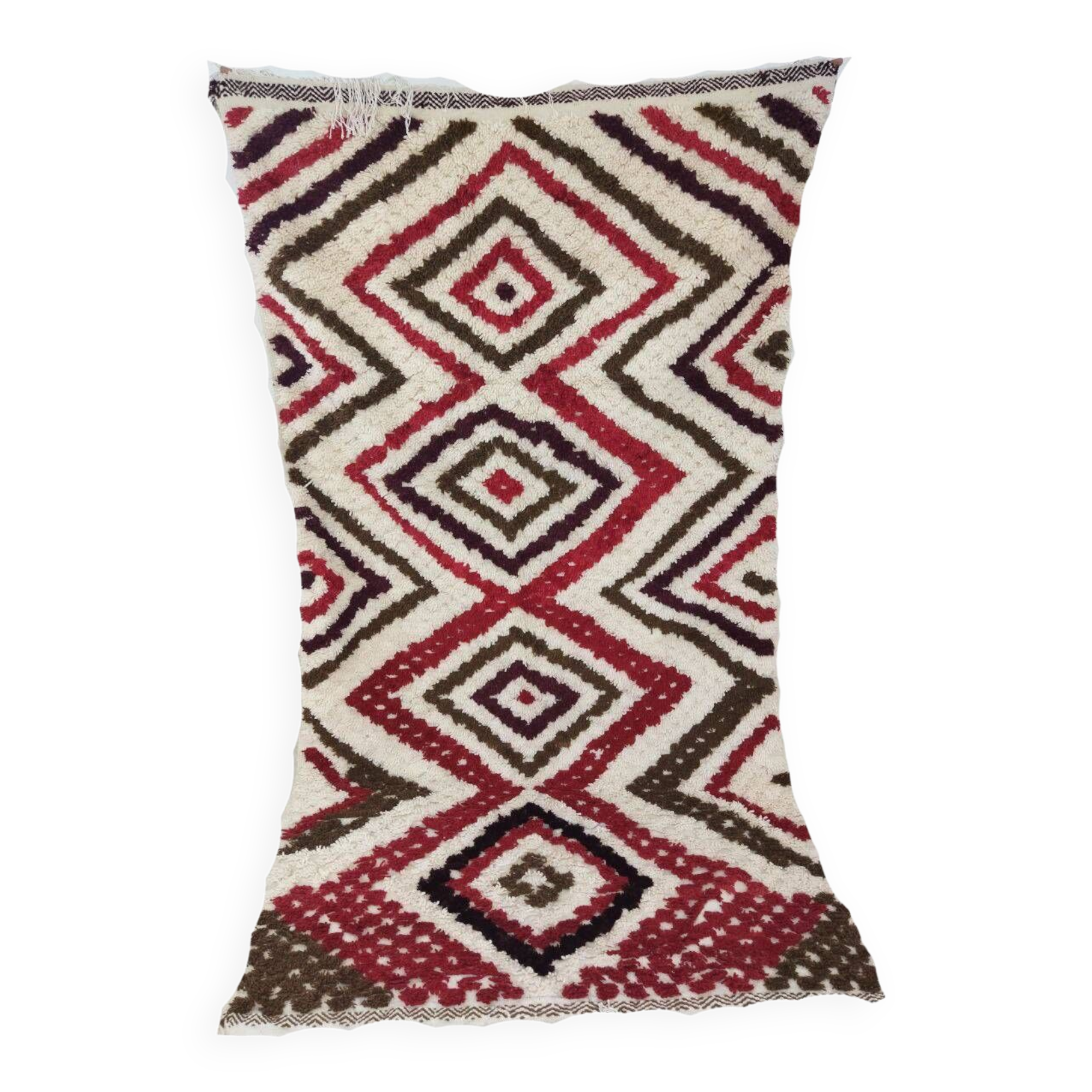 Handmade moroccan berber rug 255 x 138cm
