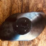 Elchinger yellow and black ceramic bowl. 1950s