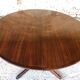 Expandable Scandinavian rosewood dining table by CJ Rosengaarden, circa 60's