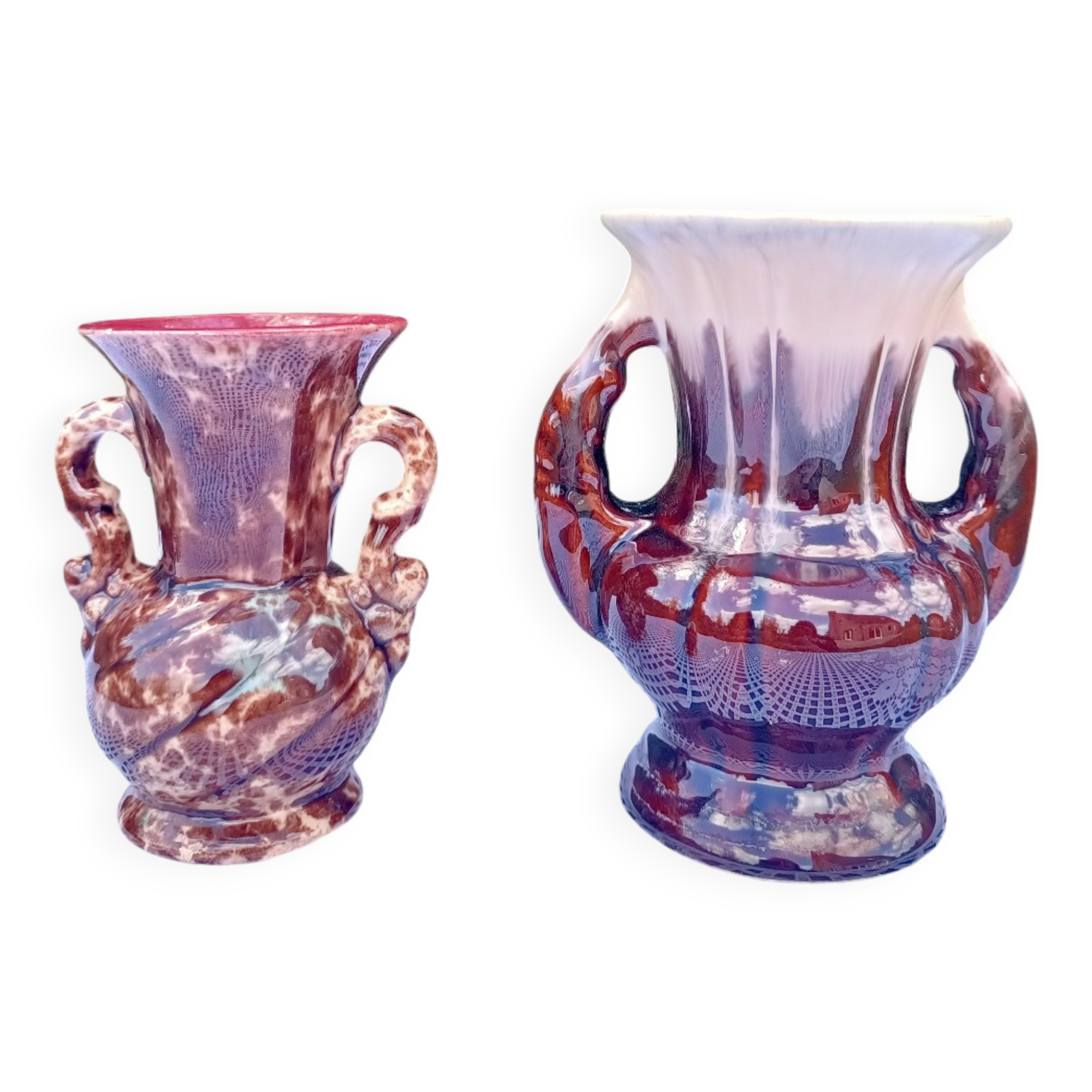 Pots céramiques rétro