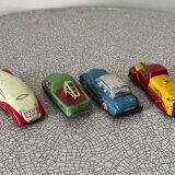 Lot of 4 metal cars, old toys
