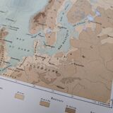 The North Atlantic, original map printed in 1879.