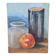 Contemporary acrylic painting on canvas still life countryside decoration