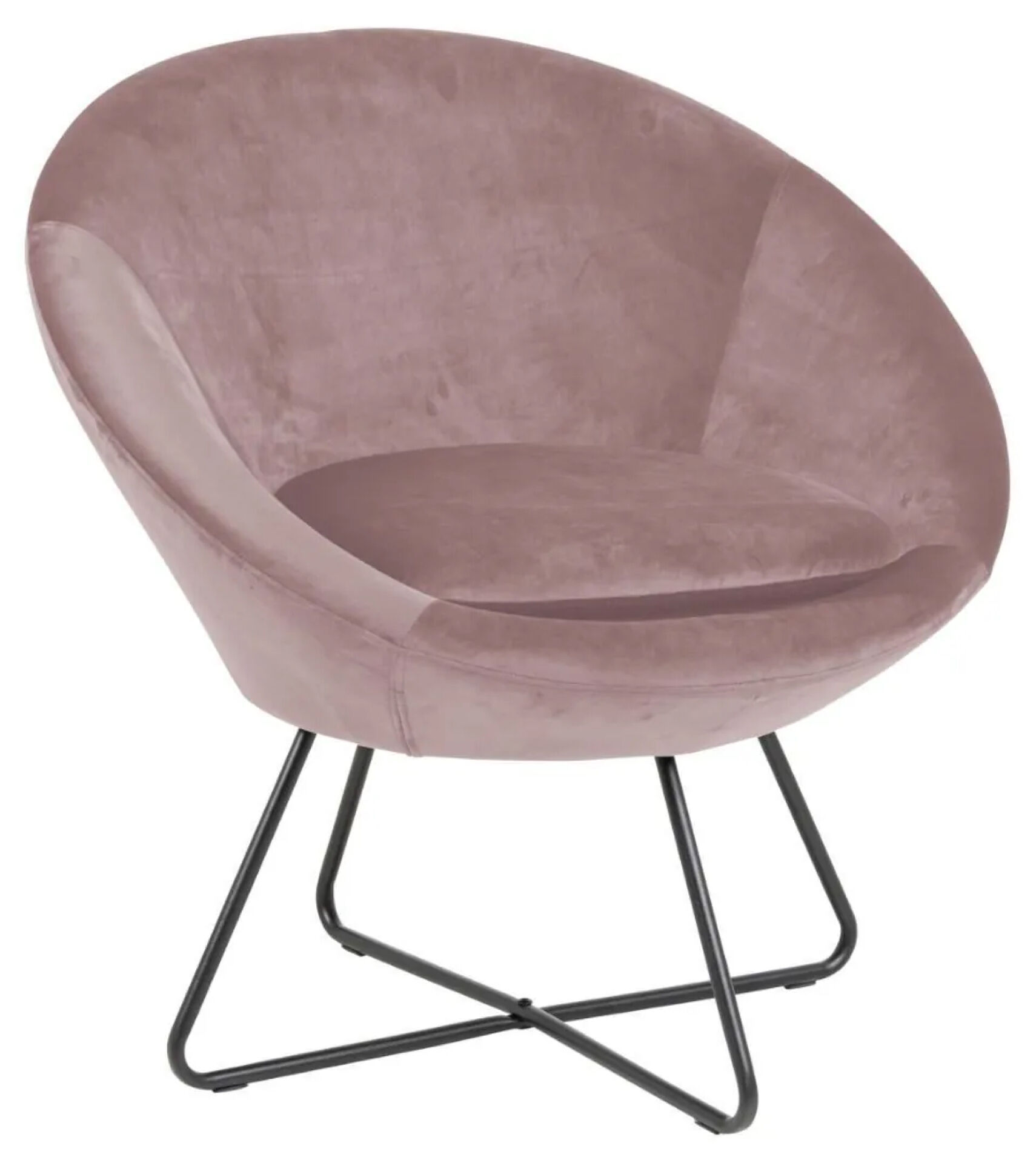 Velvet armchair