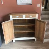 Parisian Buffet White and Wood