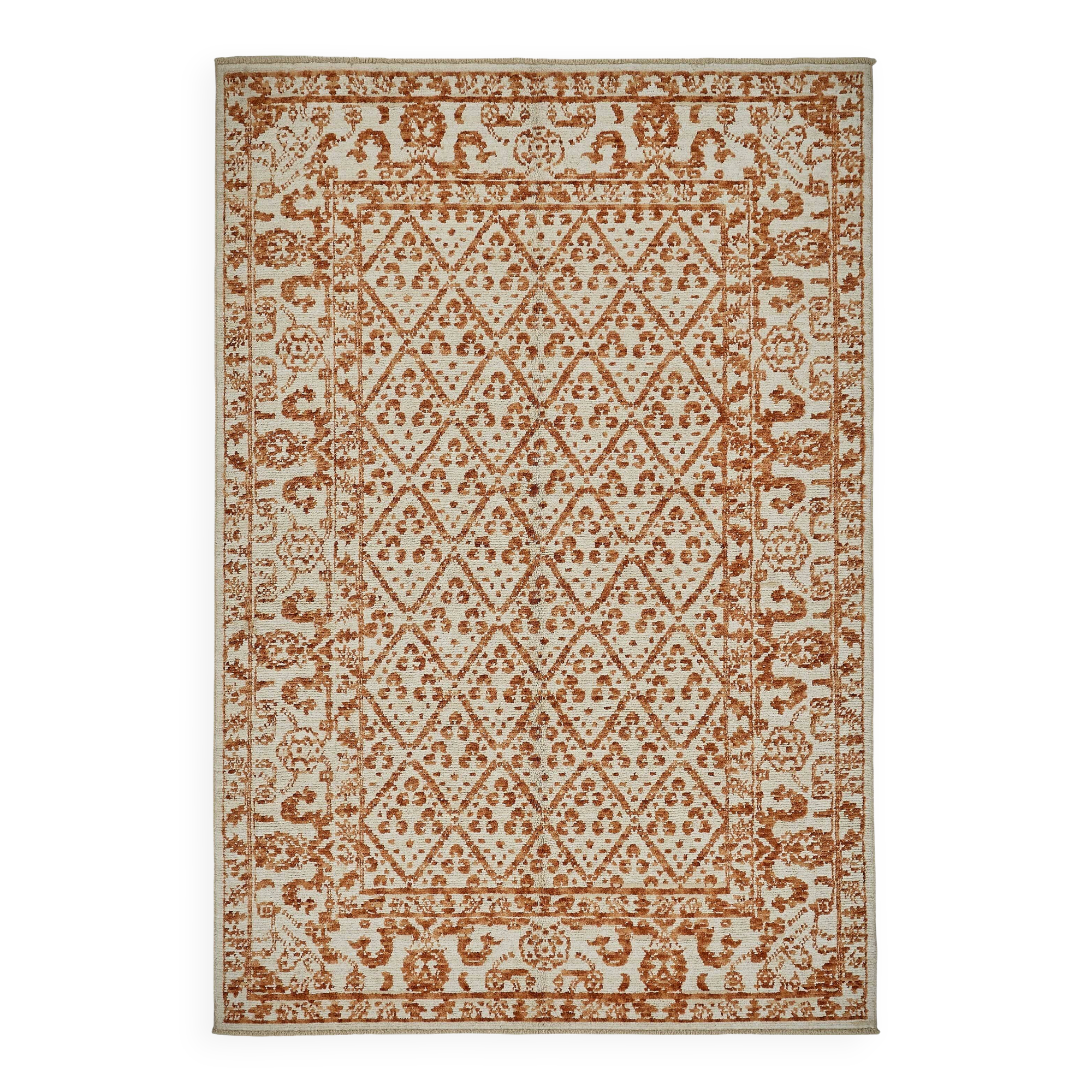 Turkish Handcrafted Loom Oushak Rug 197 cm x 297 cm