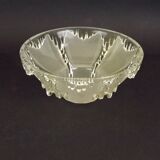 Signed ezan france frosted glass icicle shades set of 3 – art deco lighting