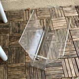Roche & Bobois 80's vintage Plexiglas magazine rack