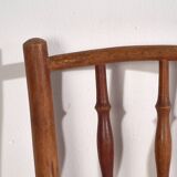 Anciennes chaises Thonet avec assise gravée (c.1920). Ensemble de 2 pièces