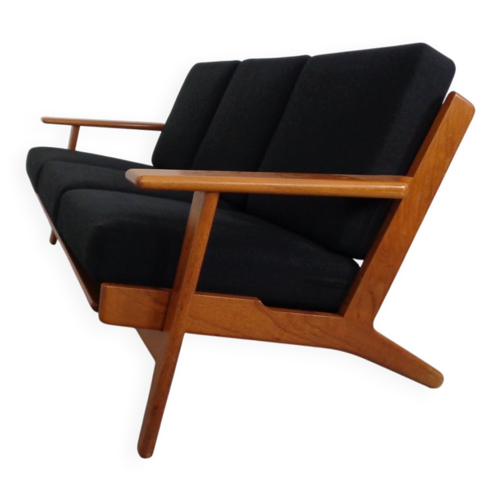 GE 290 Teak 3-Seater Sofa by Hans J. Wegner for Getama, Denmark, 1960s