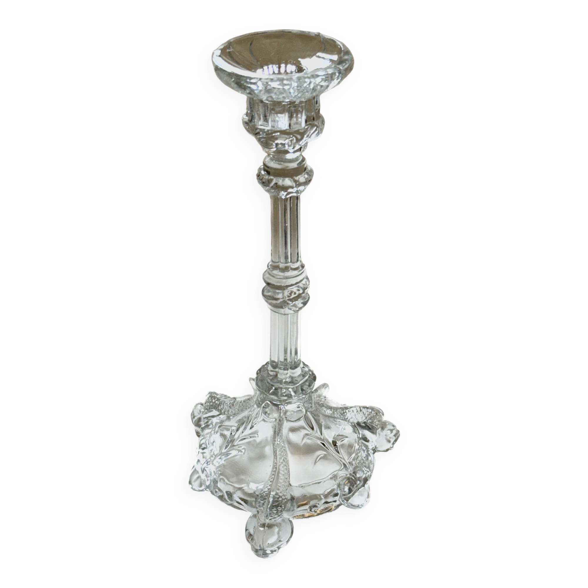 Bougeoir en verre