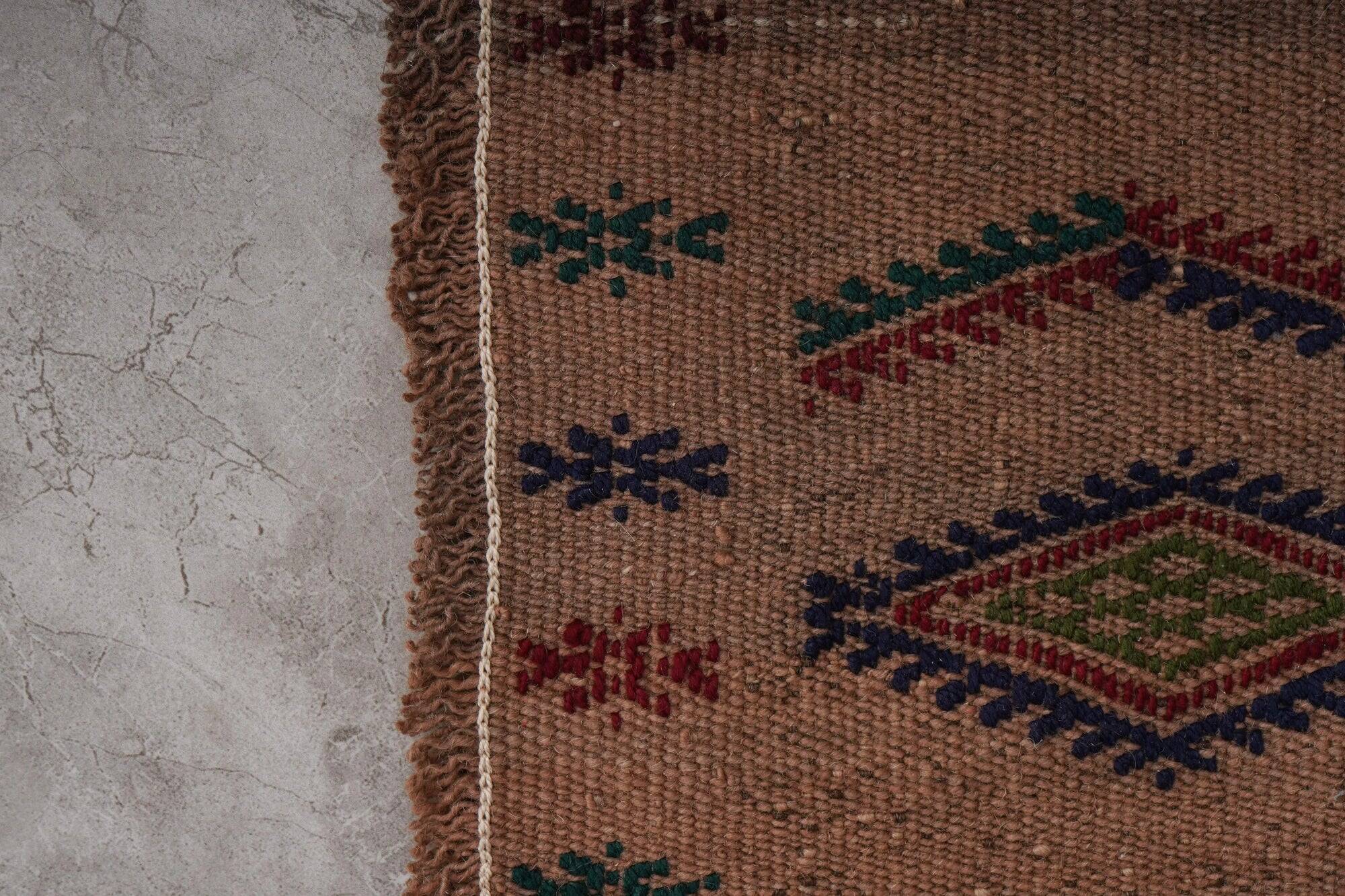 Vintage Turkish hallway rug 51x383 cm