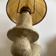 Pair of Arlus torchlight wall light in art deco plaster 1950