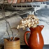 Vintage vase in enamelled sandstone