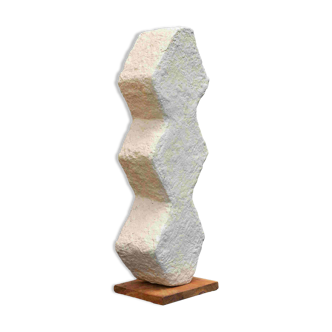 Sculpture Totem signée Eawy