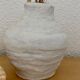 White terracotta vase
