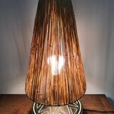 Ceramic lamp signed Jean Rivière 1950