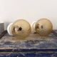 Pair of vintage globe wall lights