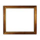 Old frame hollow edges gilded wood gold leaf 53x45 foliage 46x38 cm SB