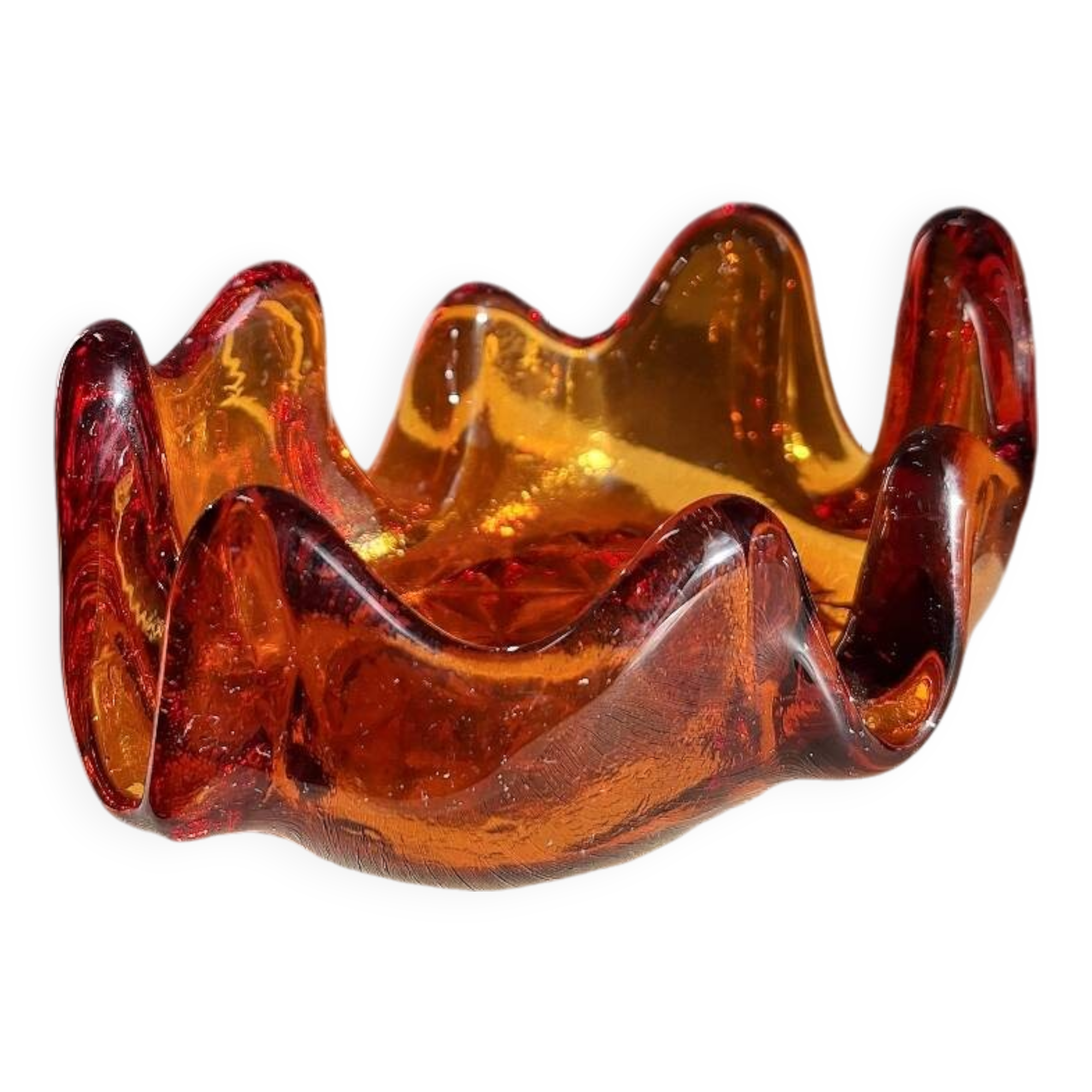 Amber glass pocket emptier