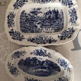 Sarreguemines dish and ramekin