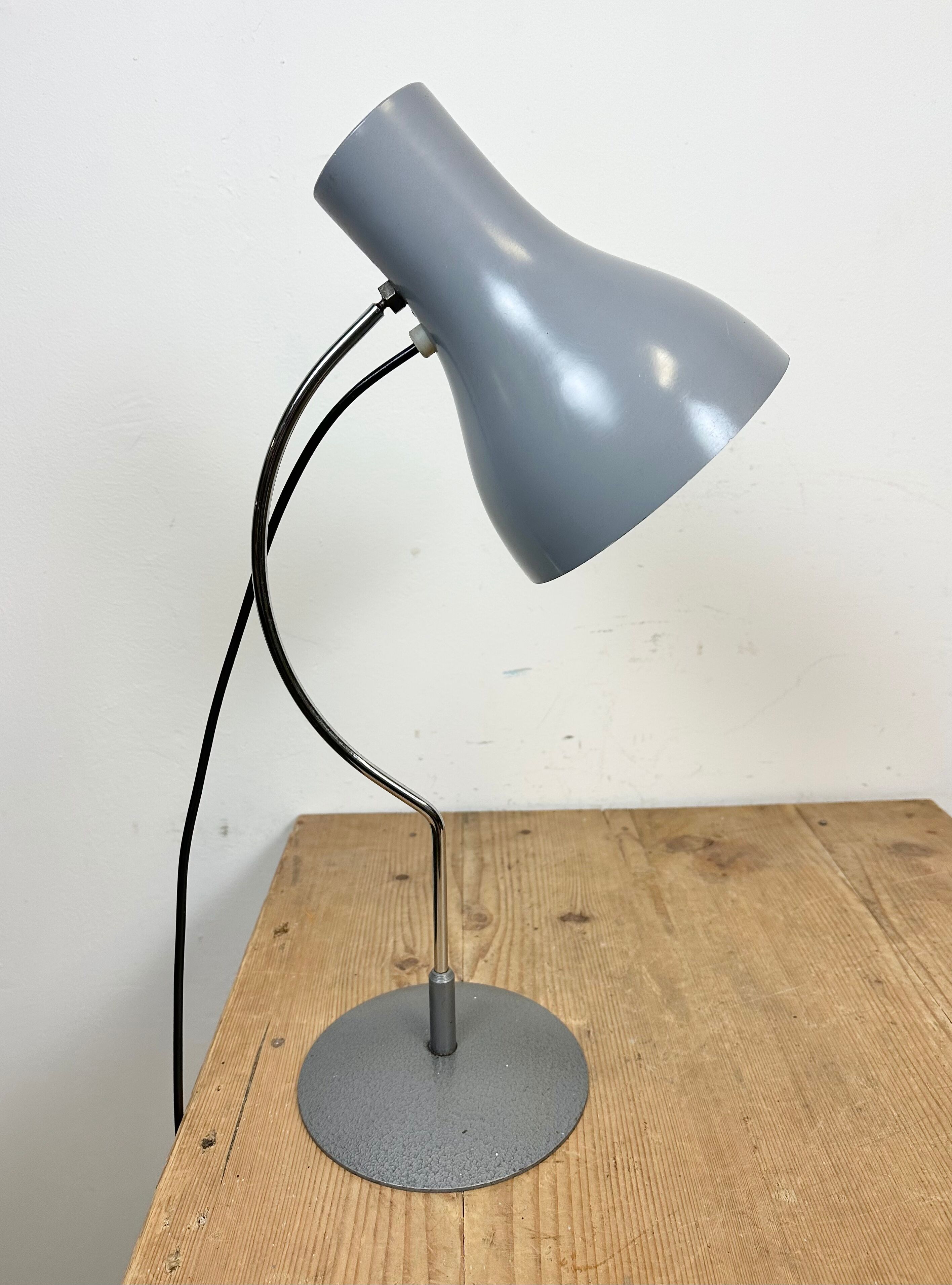 Grey Table Lamp by Josef Hurka for Napako, 1960s