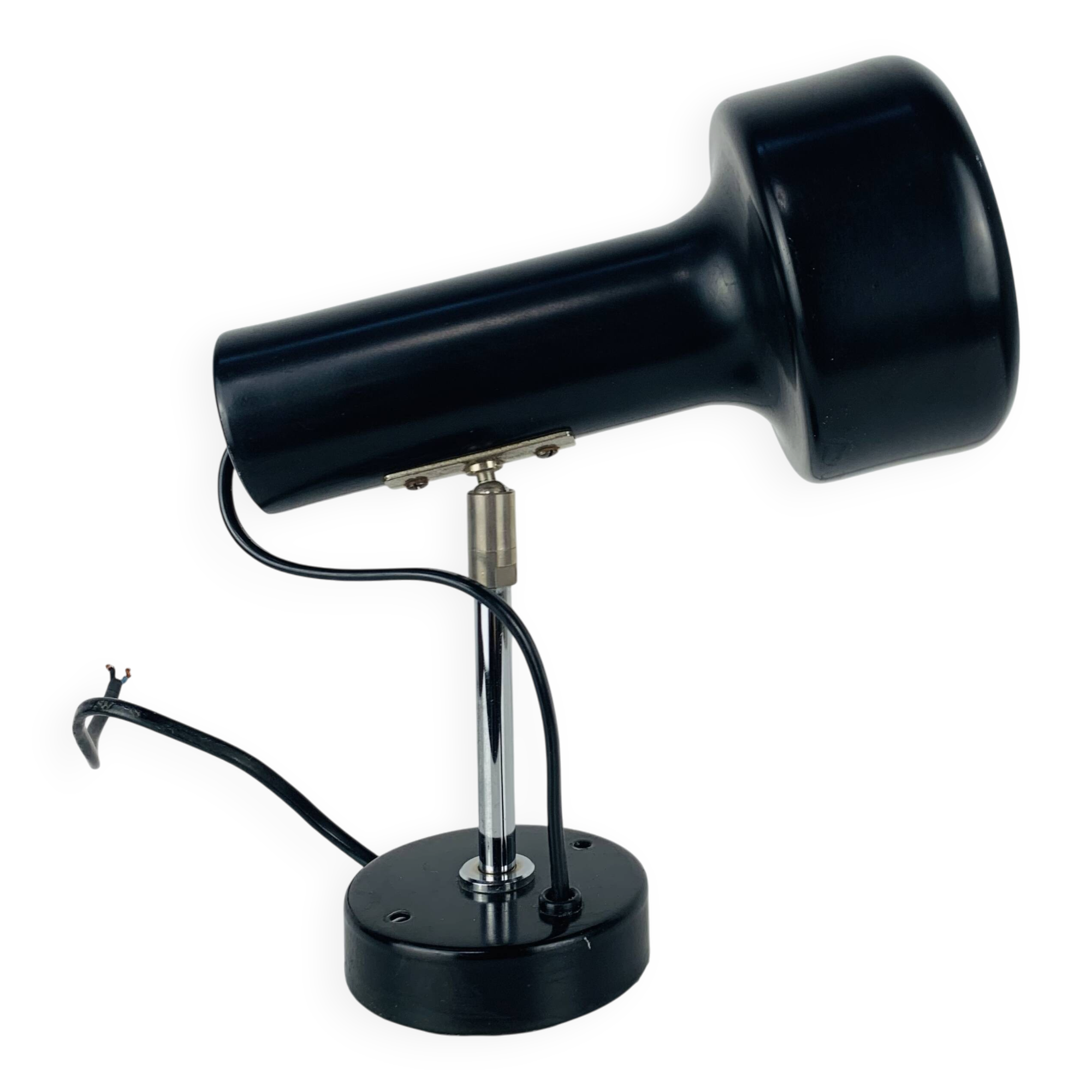 Black spot wall light from the 1960s, vintage.