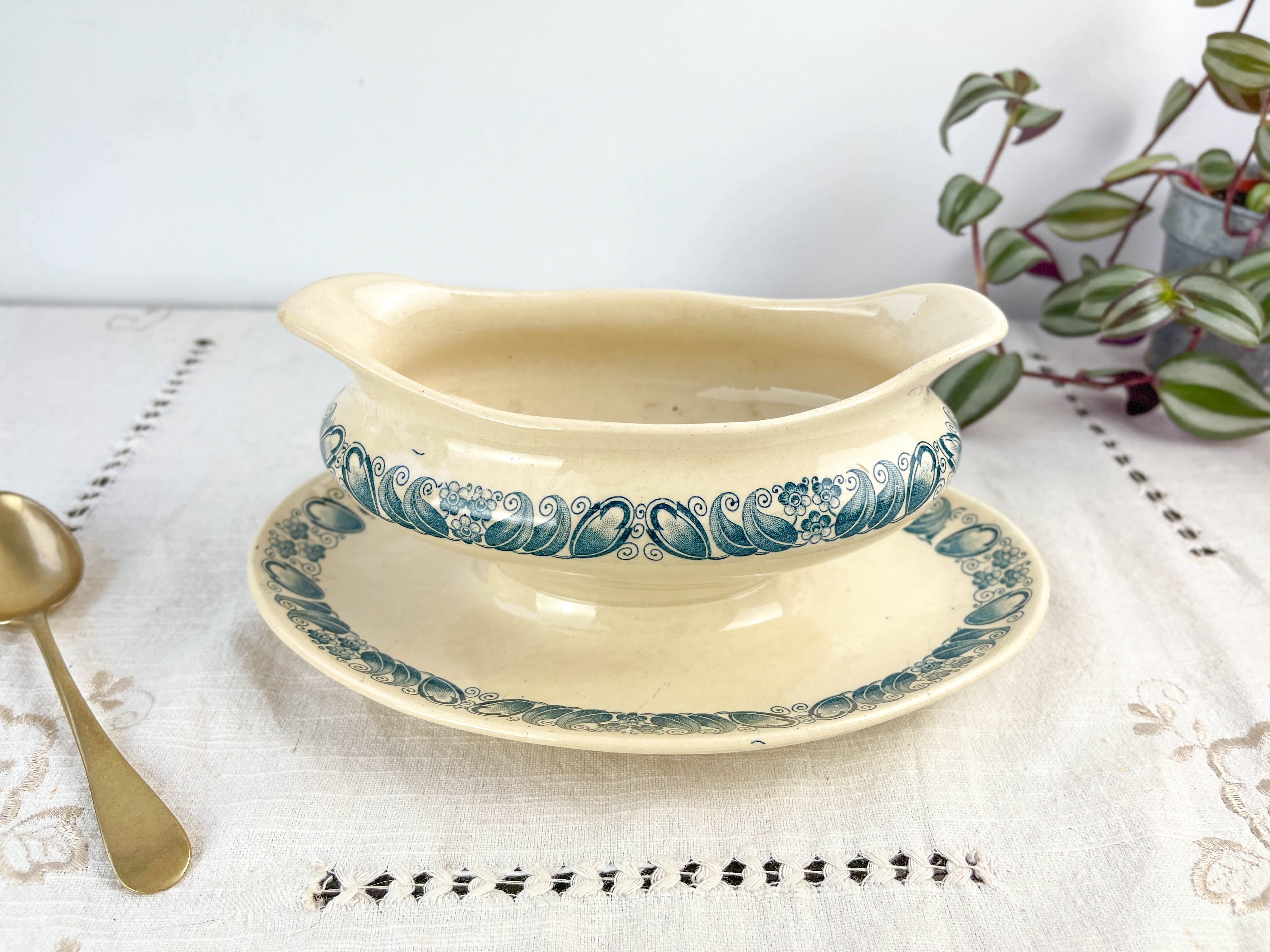 Vintage Longchamp "Marcel" sauceboat made in France