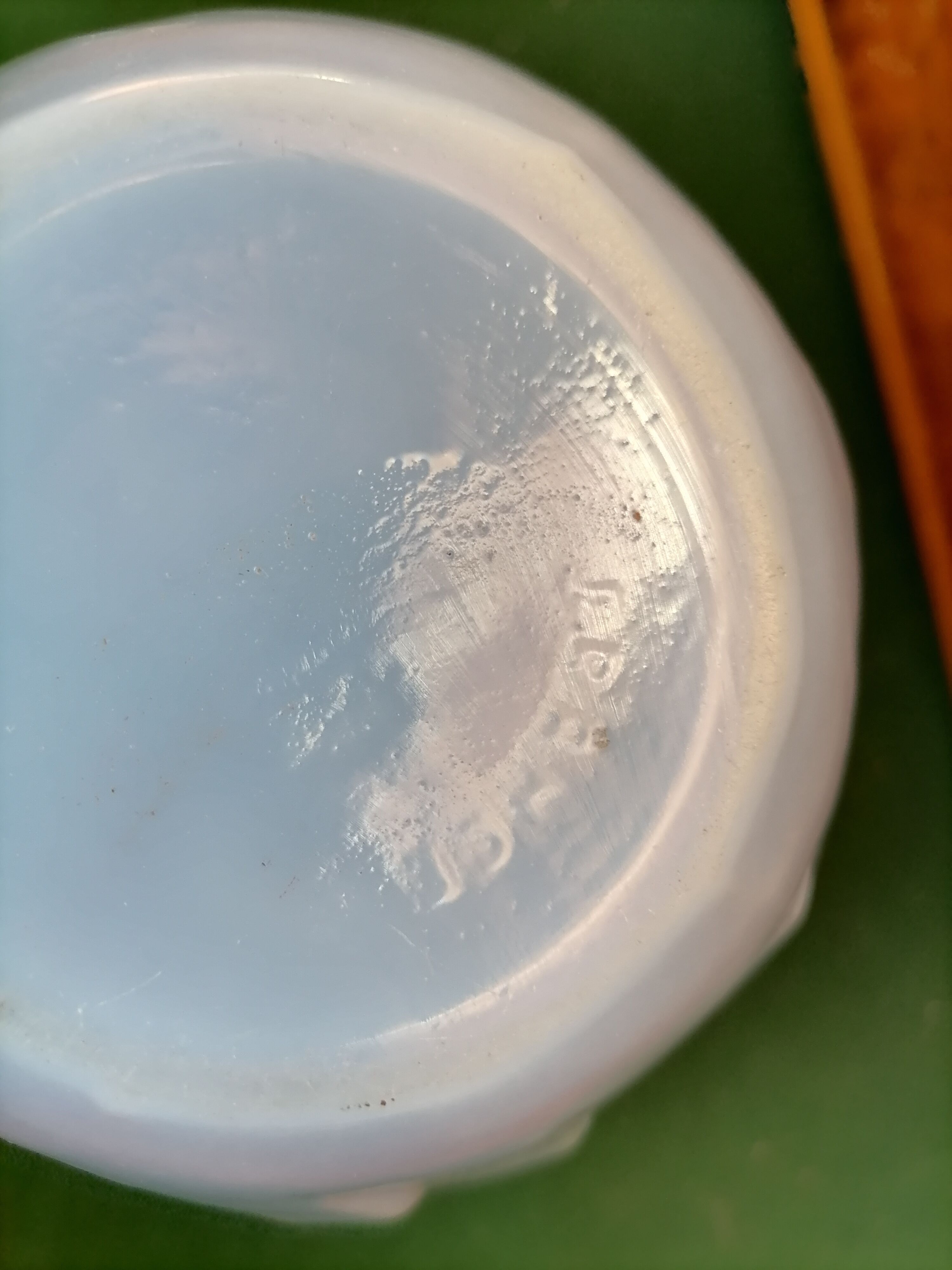 Art Deco blue opaline vase