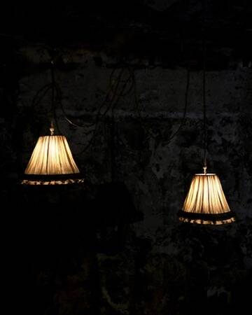 Double Italian draped pendant light, 1960s