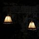 Double Italian draped pendant light, 1960s